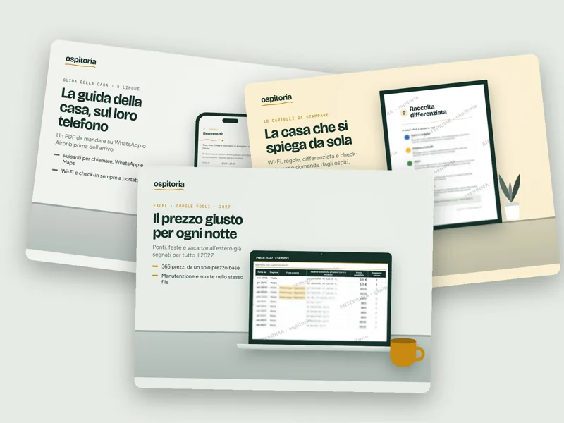 I prodotti del pacchetto Kit essenziale + Planner 2027