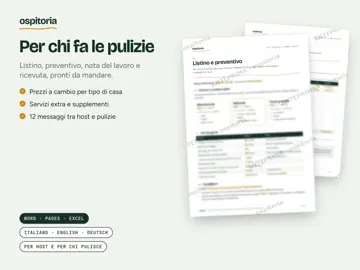 Kit Pulizie & Cambio Ospiti, immagine 5